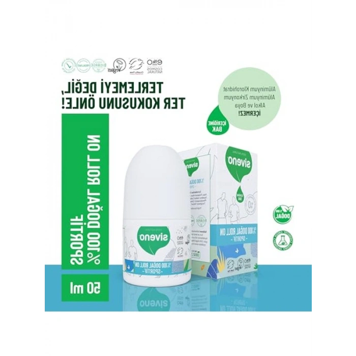 50ml Sporcu Deodorant, Bitkisel ve Vegan Formül