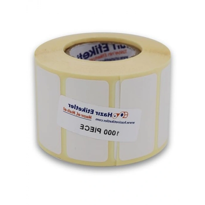 50mm x 25mm Eko Termal Etiket - 1000 Adet