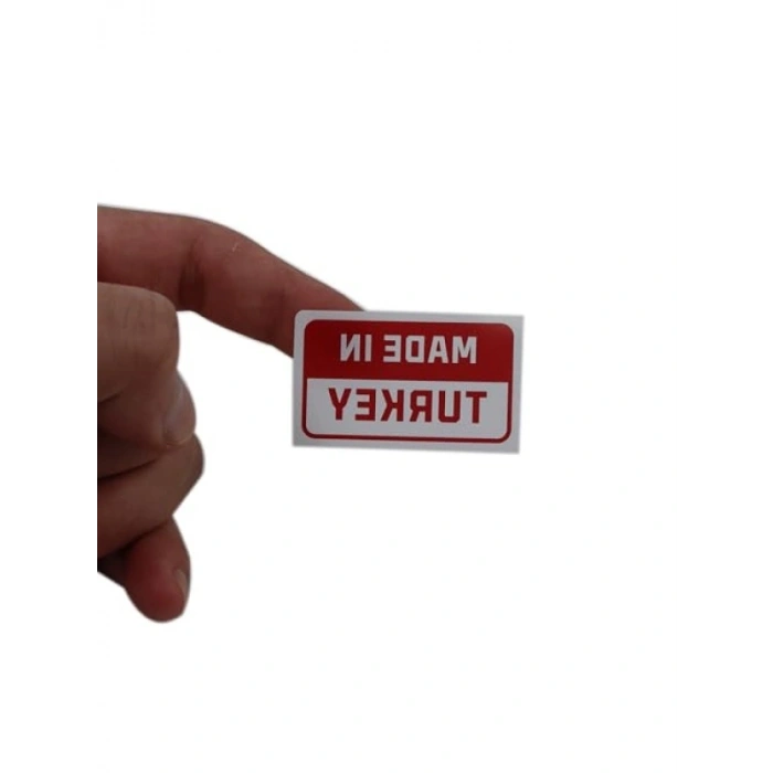 50mm x 30mm Ölçülerinde 1000 Adet Made in Turkey Etiketi