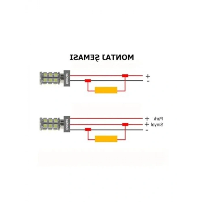 50W Led Xenon Arıza Kesici Canbus Decoder - 2 Adet Set ile Uyumlu