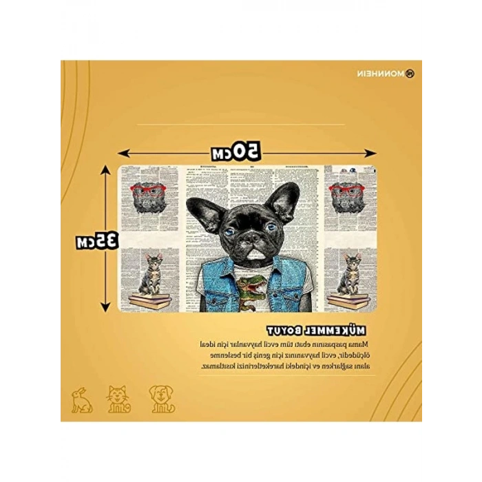 50x35 Cm Su Geçirmez Dayanıklı Evcil Hayvan Beslenme Matı