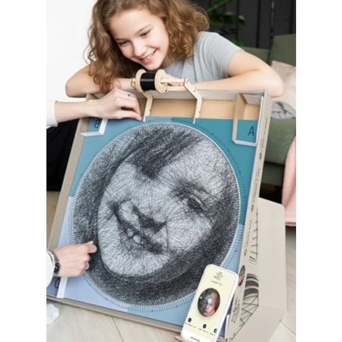 50x50 cm Kendin Yap Filografi Tablosu, Resimli Tasarım