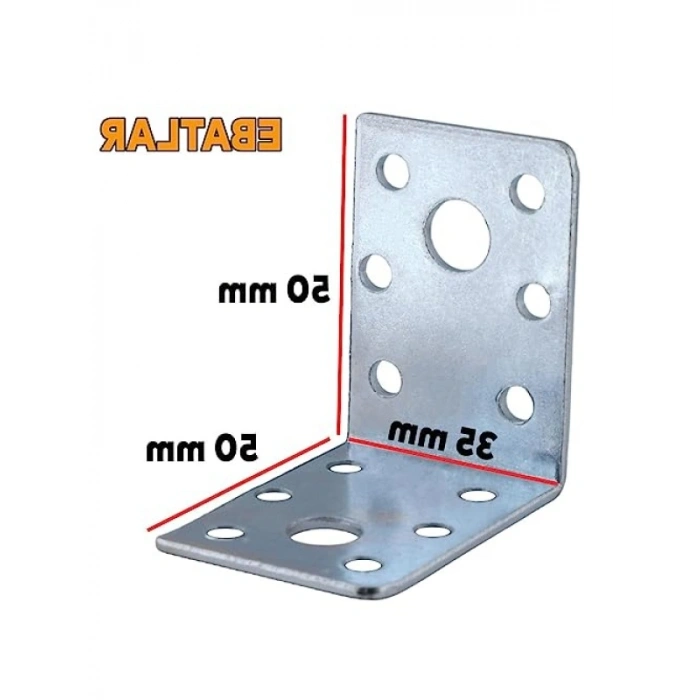 50x50x35 mm L Demir Köşebent - 5 Adet