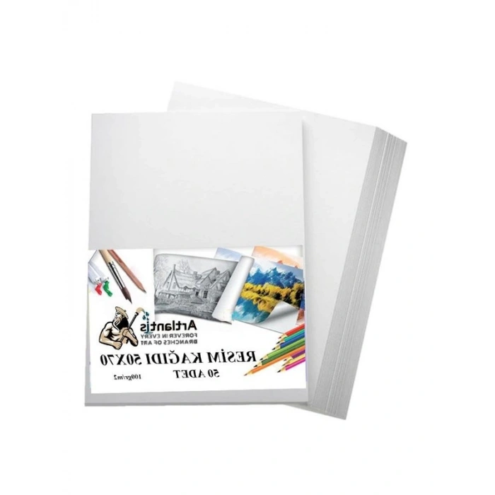 50x70 cm Resim Kağıdı, 50li Paket, 100 gr