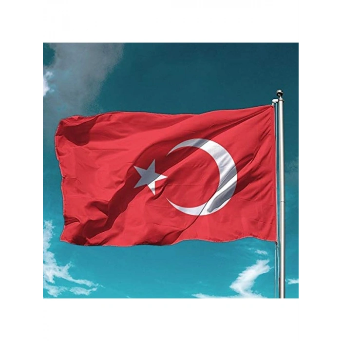 50x75 cm Boyutunda Alpaka Kumaş Türk Bayrağı, Dayanıklı