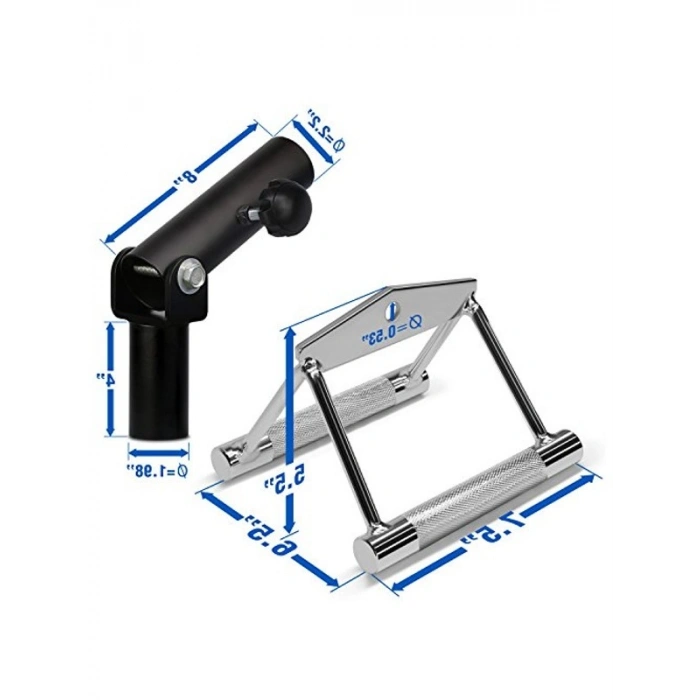 5,1 cm Olimpiyat Çubukları ile Uyumlu T-Bar Row Plate Post