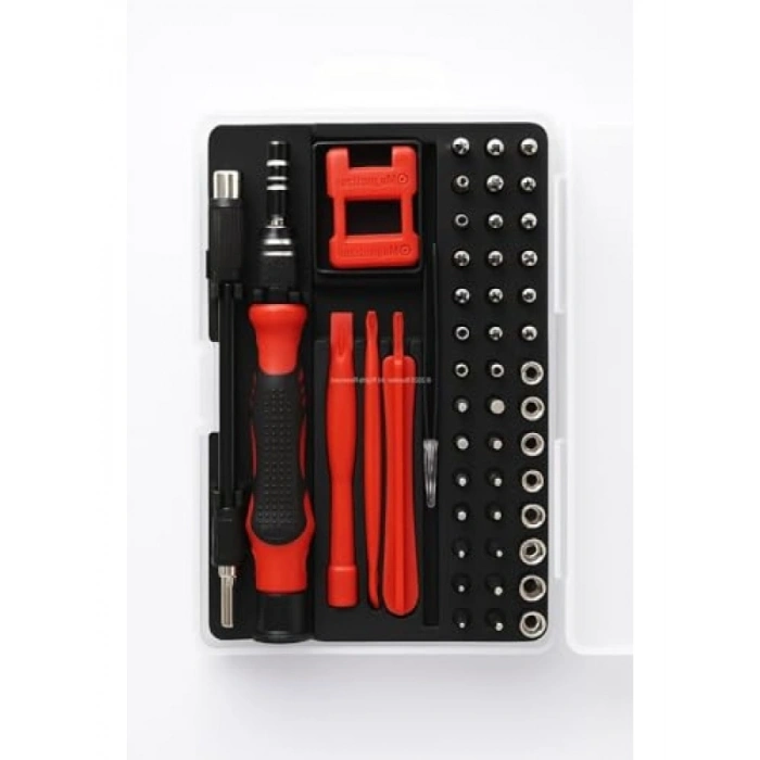 52 Parça Manyetik Tornavida Seti - Hassas Uçlu