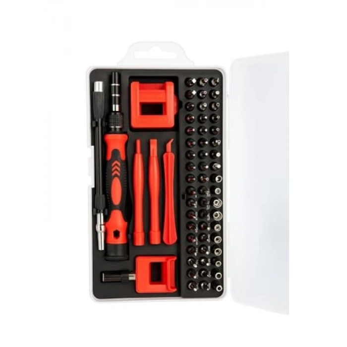 52si 1 Arada Manyetik Uçlu Tornavida Seti - 42 Farklı Uç