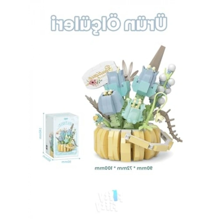 529 Parçalı Mini Çiçek Buketi Yapım Seti