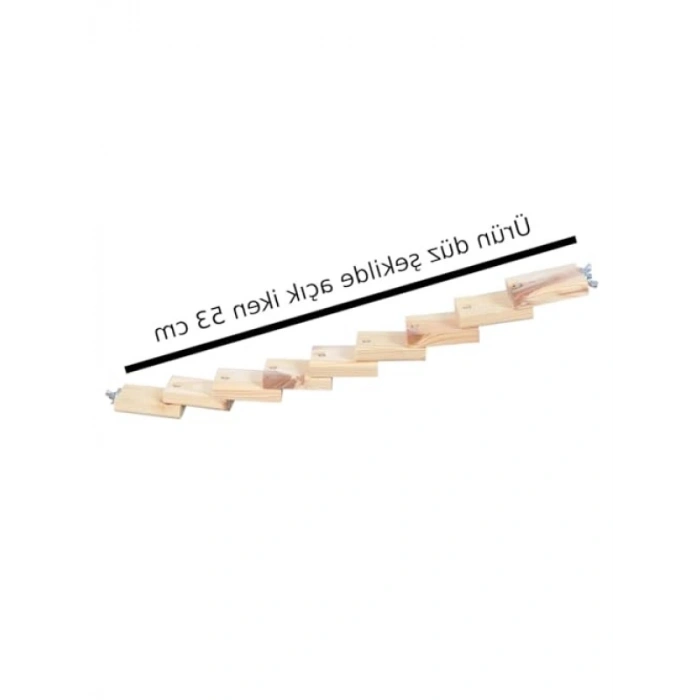 53 cm Boyunda 9 Basamaklı Evcil Hayvan Tüneği Oyun Parkuru