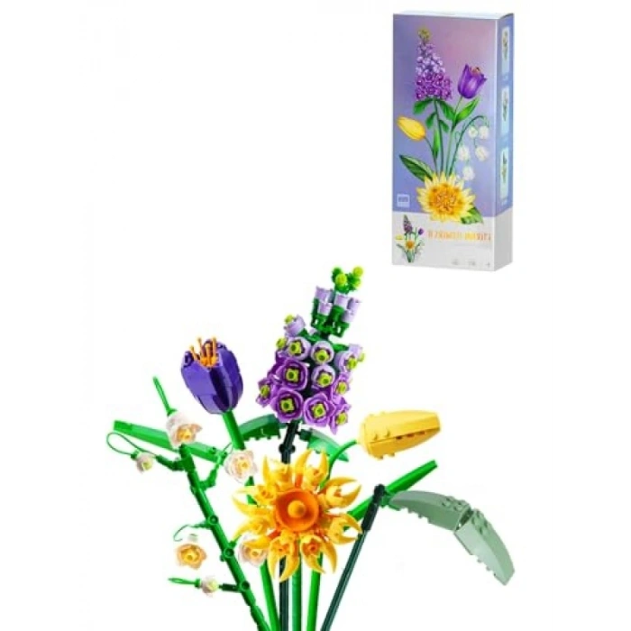 534 Parça Çiçek Modeli Yapım Seti