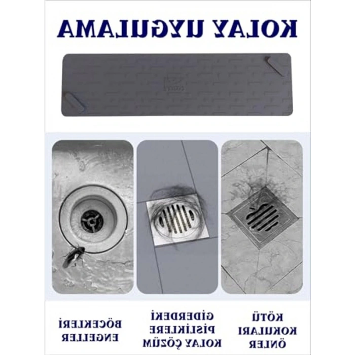 55 cm x 12 cm Silikon Mat ile Uzun Silikon Ped, Koku Giderici