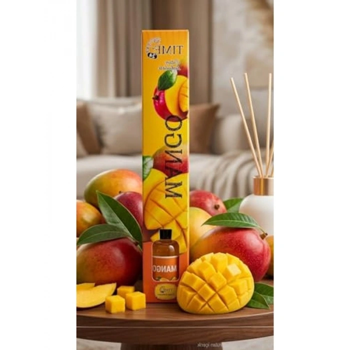 55 ml Mango Oda Kokusu, Dekoratif Cam Şişede Uzun Süreli Koku