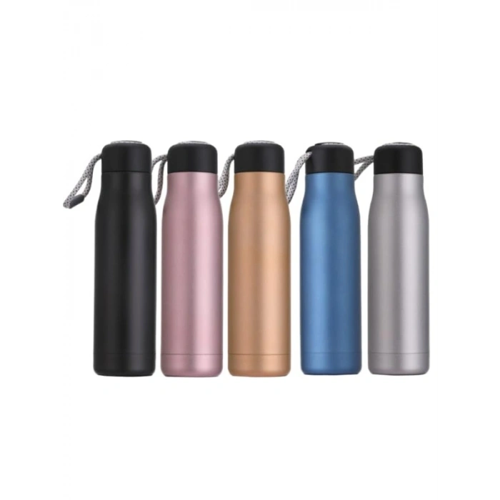 550 ml Kapasiteli Çelik İçli Termos - Somon Renk