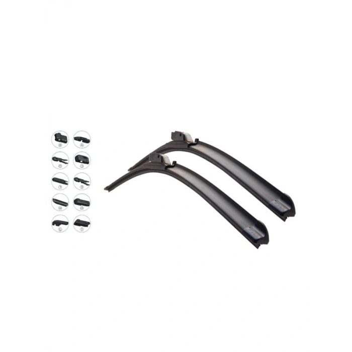 550 mm Muz Tipi Silecek Süpürgesi - 10 Aparatlı