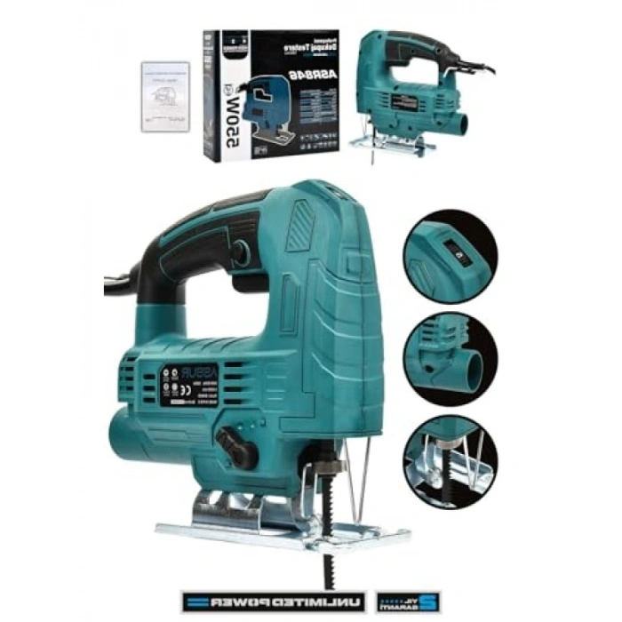550W Güçlü Devir Ayarlı Dekupaj Testere Makinesi