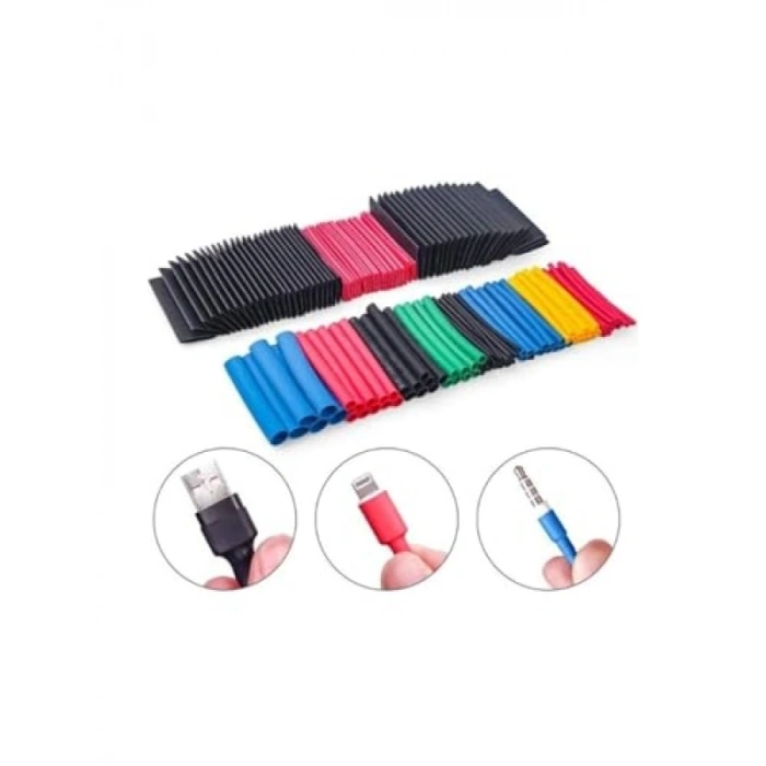 560 Parça Isıyla Daralan Kablo Koruyucu Makaron Seti