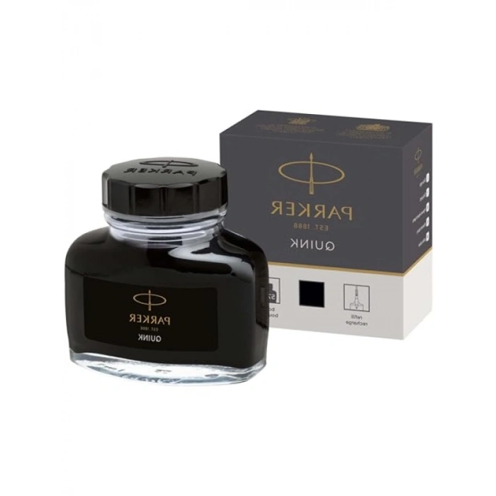 57 ml Siyah Dolma Kalem Mürekkebi, Hızla Kuru