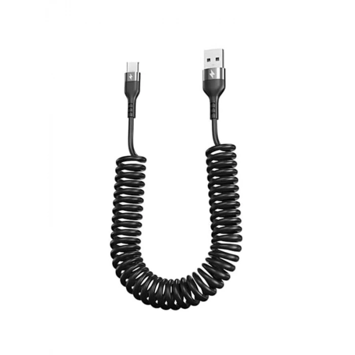 5A 66W Spiral Type-C Araç Şarj Kablosu, Veri Aktarım Özellikli