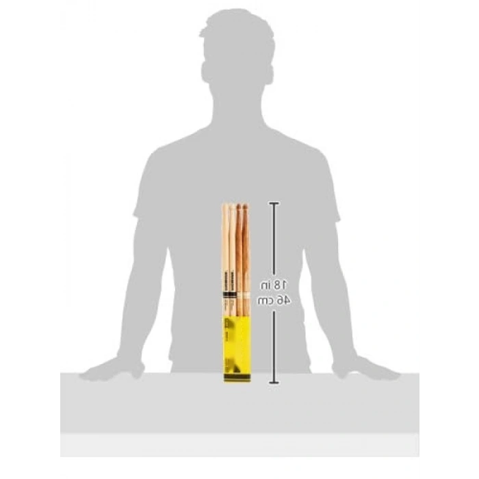 5B Hickory Davul Çubukları, Eichelholz Uç, 4lü Paket