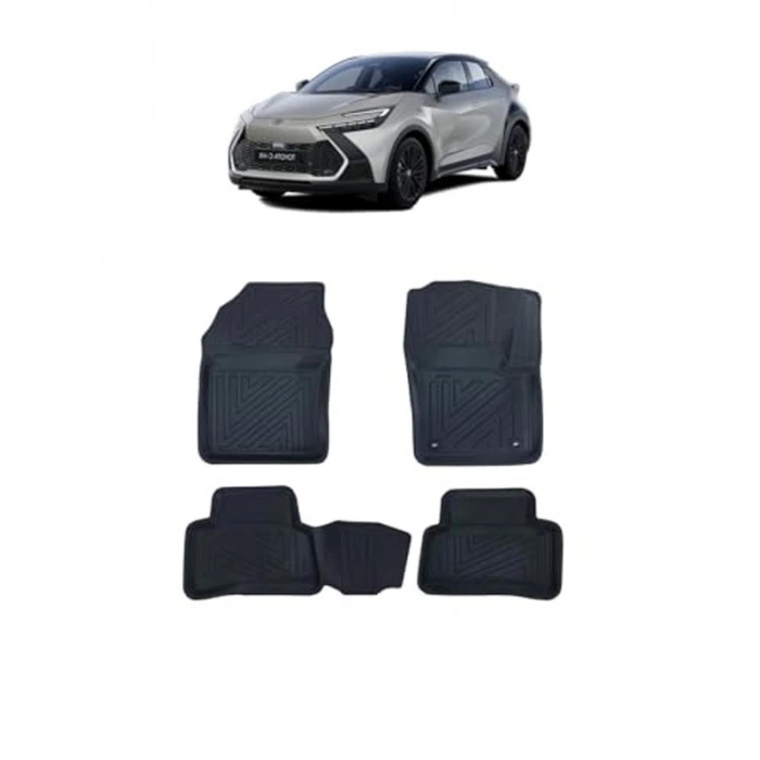 5D Premium Ekstra Havuzlu Paspas, Toyota C-Hr 2025 Uyumlu