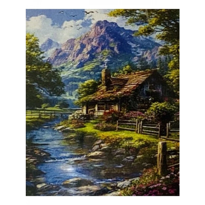 5D Yapışan Boncuk Mozaik Tablo, 40 * 50 cm Boyutunda
