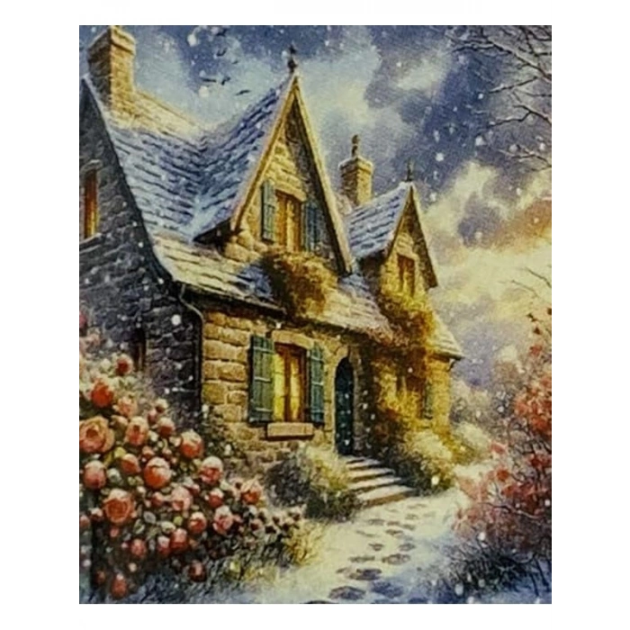 5D Yapışan Boncuk Mozaik Tablo 40x50 cm Şık Tasarım