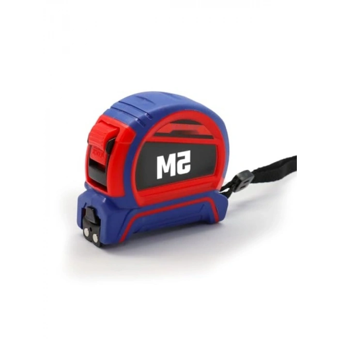 5m x 25mm Naylon Kaplama Çift Taraflı Manyetik Çelik Şerit Metre