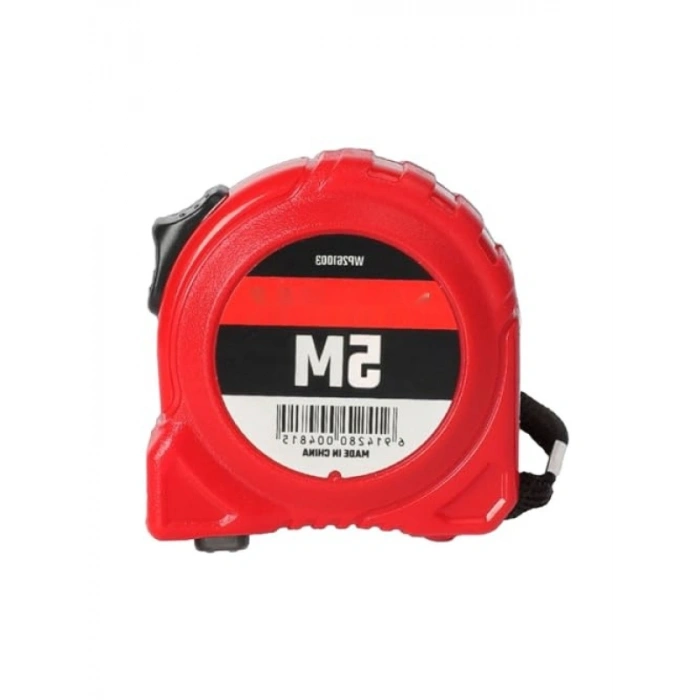 5Mx19mm Beyaz Çelik Şerit Metre - Dayanıklı ve Kullanışlı