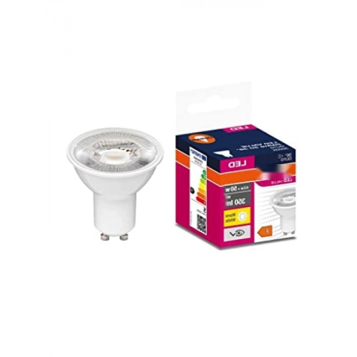 5W LED Spot Ampul - Sarı, GU10 Duy