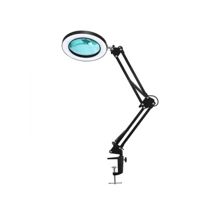 5X HD Büyüteçli LED Masa Lambası - 3 Işık Modu