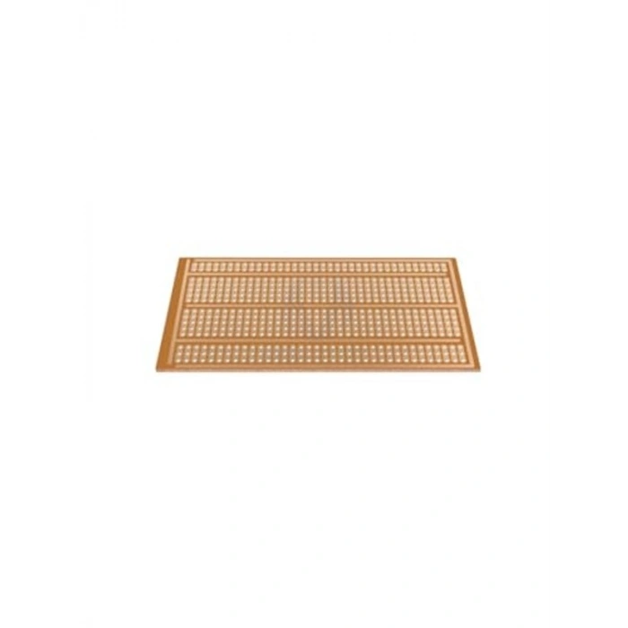 5x10cm Delikli Plaket, Tek Yüzlü PCB Proto Kartı, Elektronik Devre Deneyleri için İdeal