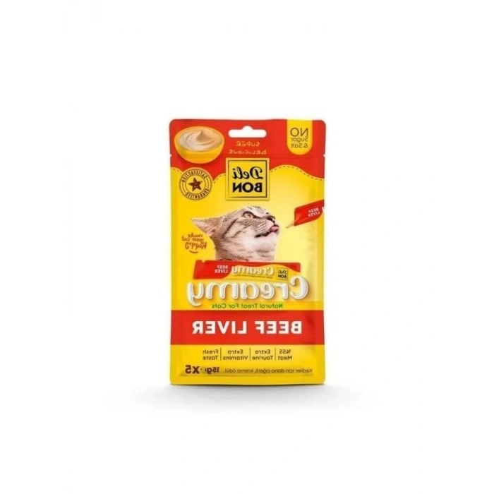 5x15 Gr Boyutunda Dana Ciğerli Sıvı Kedi Ödül Maması