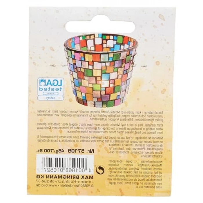 5x5 mm Transparan Mozaik - 700 Adet, 20 Renk