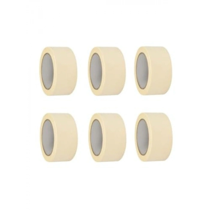 6 Adet 48mm x 25m Maskeleme Bandı - Kağıt Bant