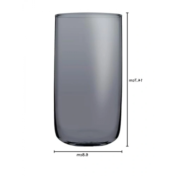 6 Adet Meşrubat Bardağı - 365 cc Kapasiteli