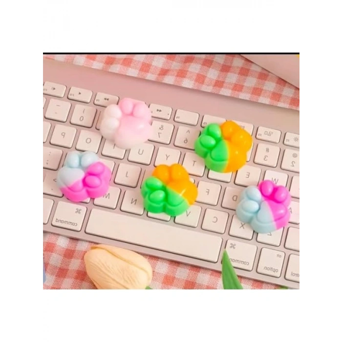 6 Adet Mini Kedi Patisi Oyuncak Seti