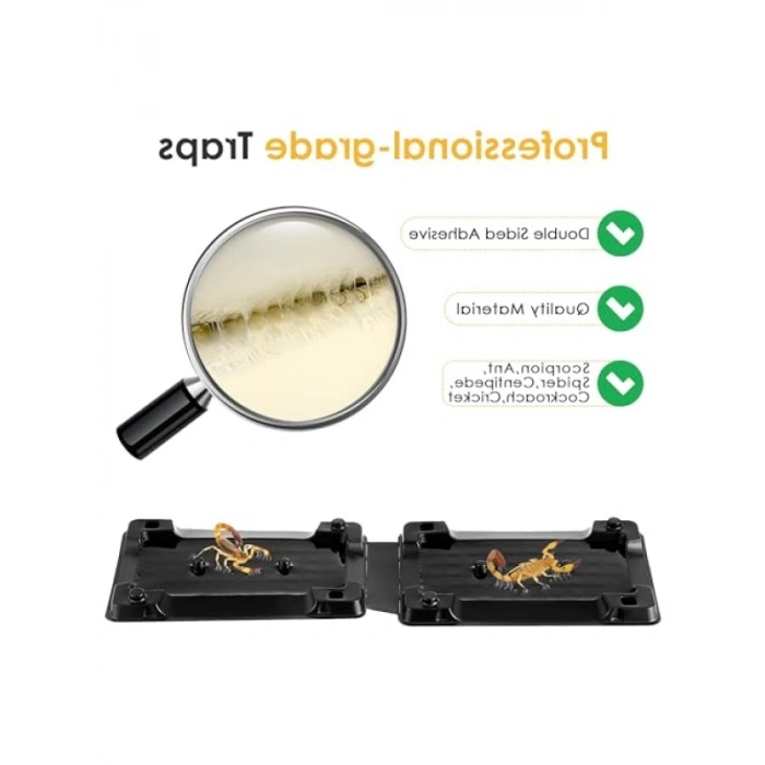 6 Adet Yapışkan Akrep Tuzağı, Güvenli İç Mekan Kullanımı