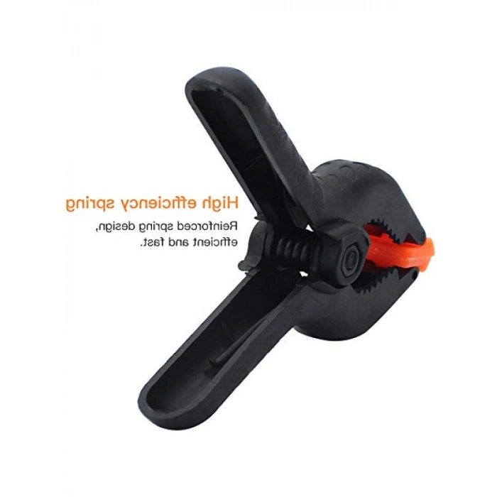 6 Adet Yaylı Kelepçe Seti, 4 İnç Sıkıştırma için