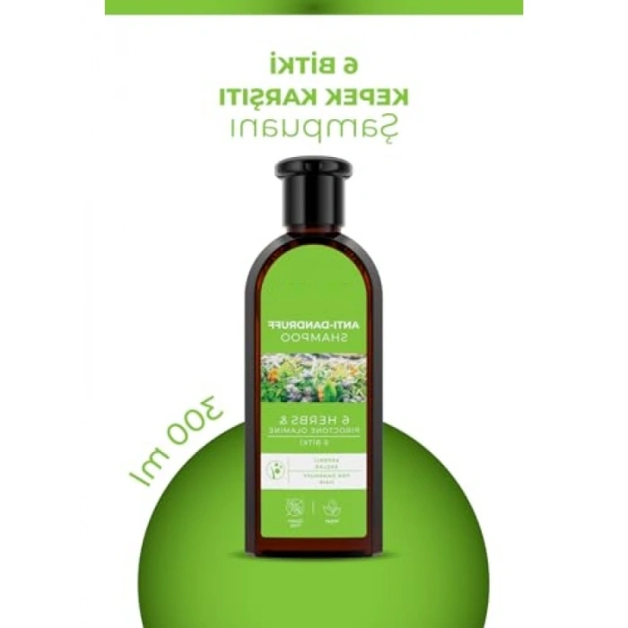 6 Bitki Özlü Kepek Karşıtı Bakım Şampuanı - 300 ml