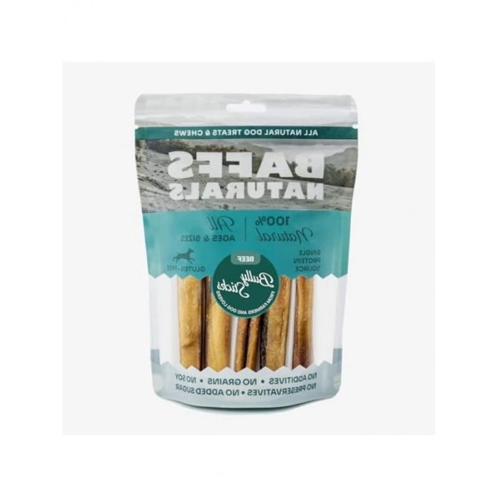 6 İnç Kalın Standart Bully Sticks, Lezzetli ve Uzun Süreli Ödül