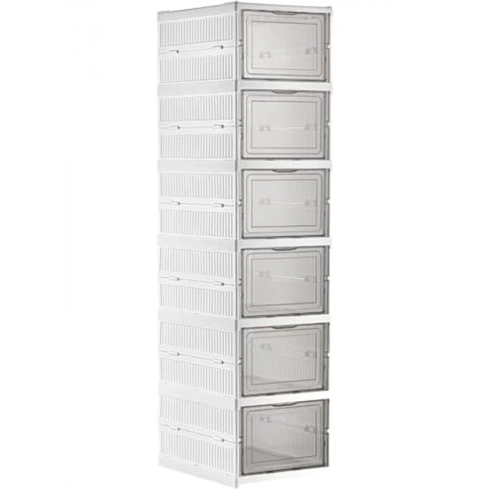 6 Katlı Portatif Organizer, Ayakkabılık ve Depolama için Kullanışlı Çözüm