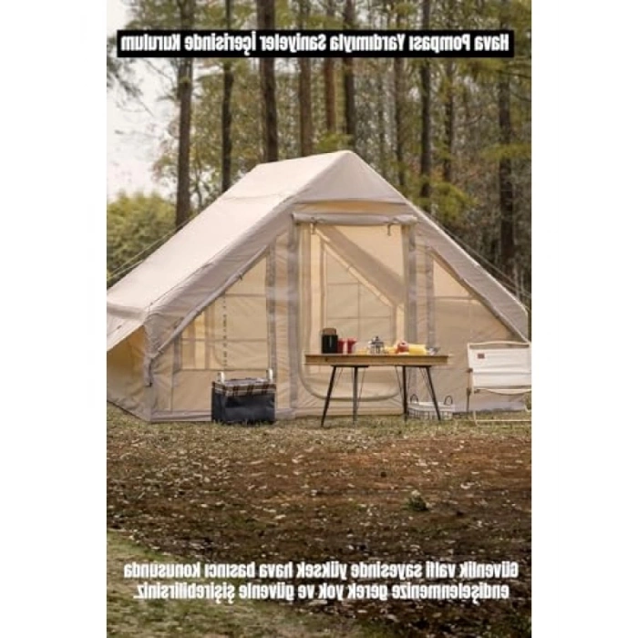 6 Kişilik 4 Mevsim Şişme Kamp Çadırı