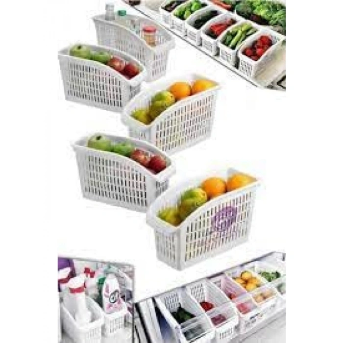 6lı Buzdolabı Düzenleyici Organizer Seti