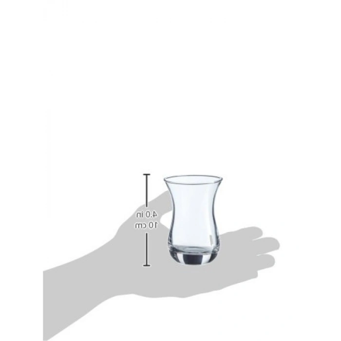 6lı Çay Bardağı Seti - Pencereli Kutu