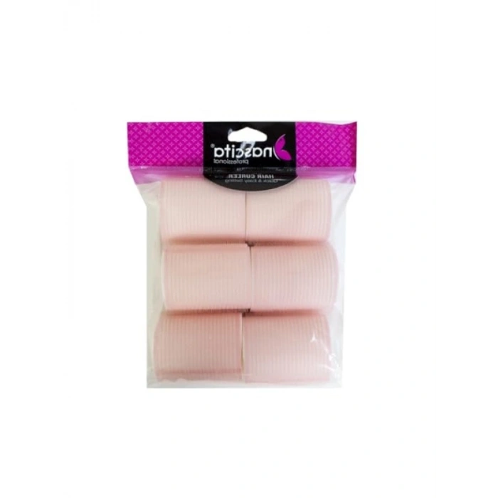 6lı Cırtlı Bigudi Seti - 48x63 mm