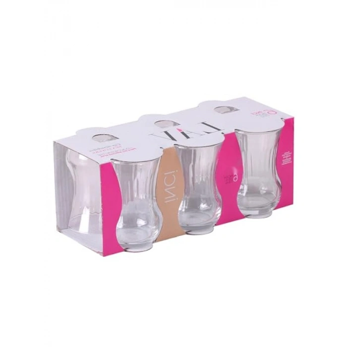 6lı İnci Çay Bardağı Seti - 105 cc