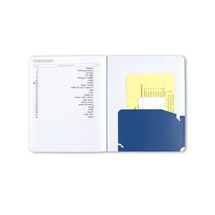 6lı İnteraktif Not Alma Kompozisyon Kitabı Seti, 28 cm x 21.6 cm, 100 Sayfa