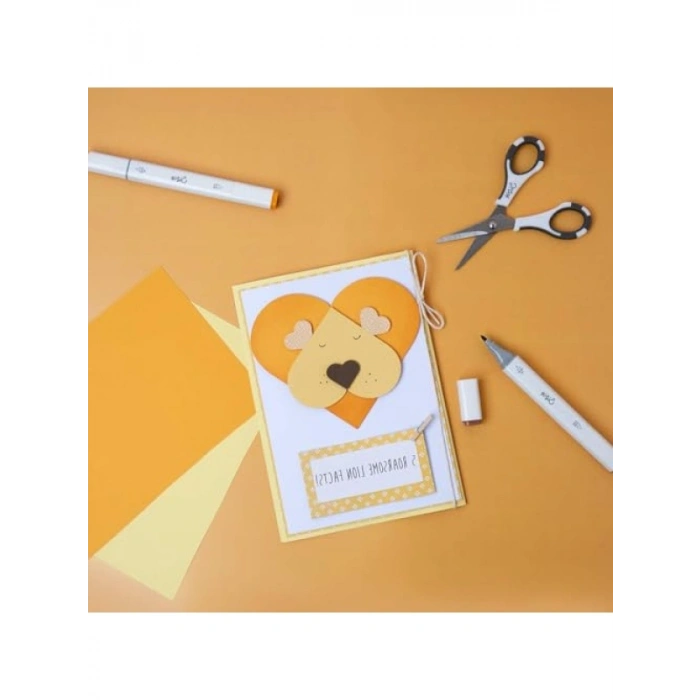 6lı Kalp Kesim Kalıbı Seti - 2.2cm ile 11.4cm Arası