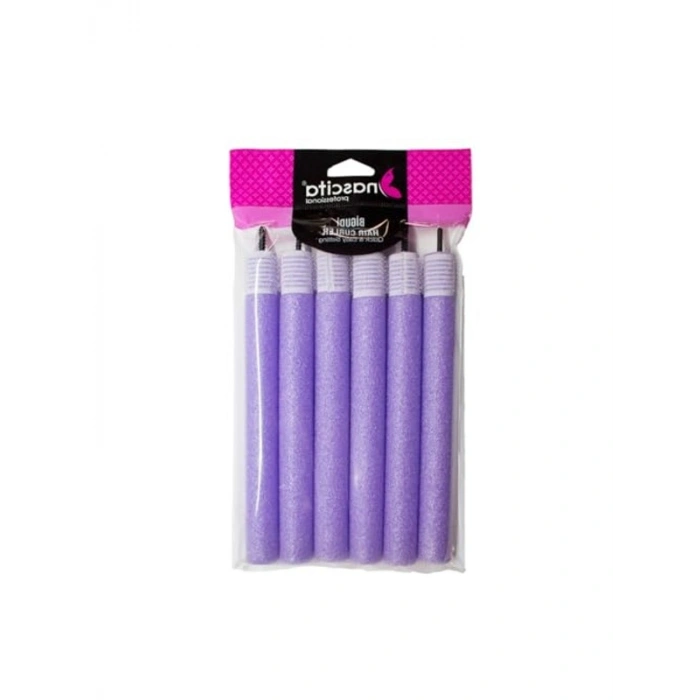 6lı Klipsli Esnek Bigudi, 2x20 mm Boyutunda Pratik Kullanım